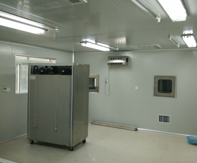 陜西美昕商貿(mào)烘焙凈化車間裝修工廠順利完工！